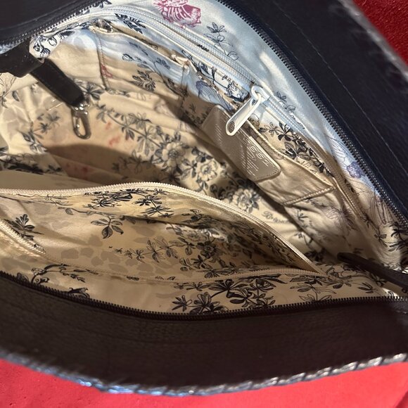 Brighton Black Leather Handbag - Picture 3 of 4